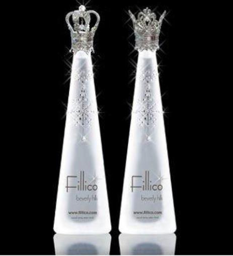 Agua Fillico Beverly Hills, a 100 dólares la botella