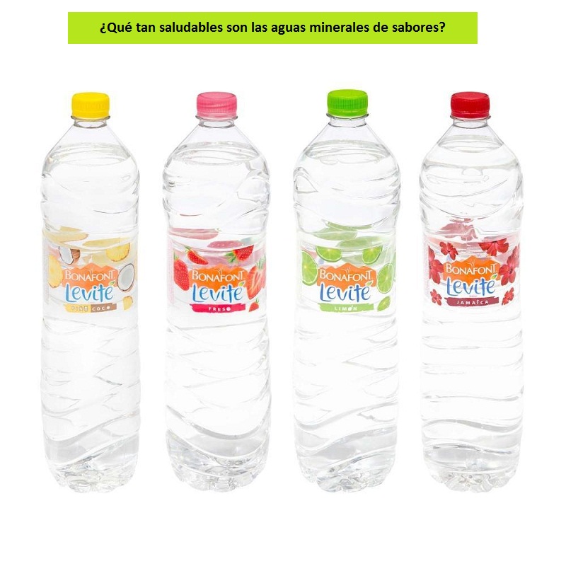 Qué tan saludables son las aguas minerales de sabores